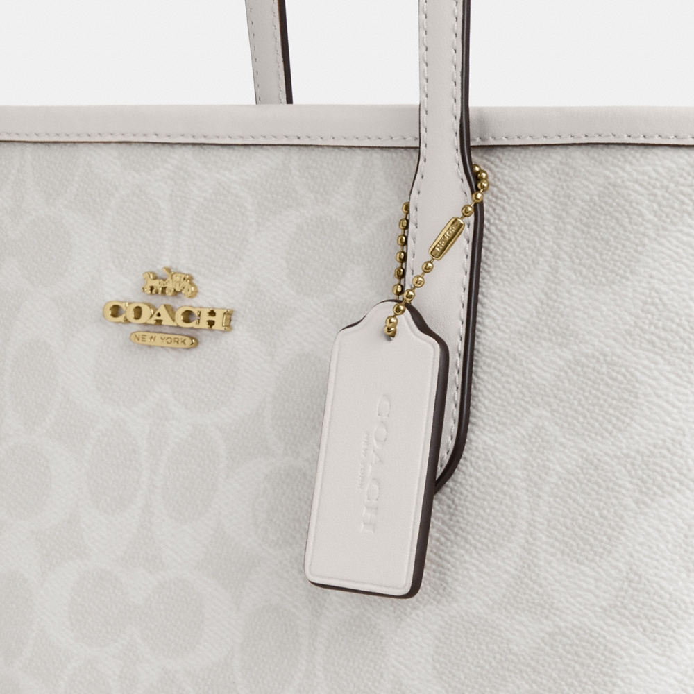 Coach Outlet Medium City Tote Bag In Signature Canvas - Preorder