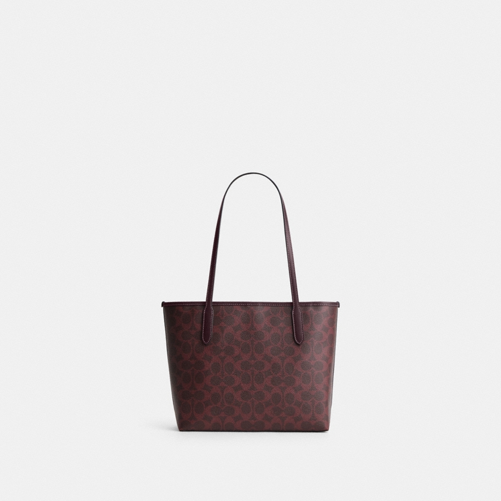 Coach Outlet Medium City Tote Bag In Signature Canvas - Preorder