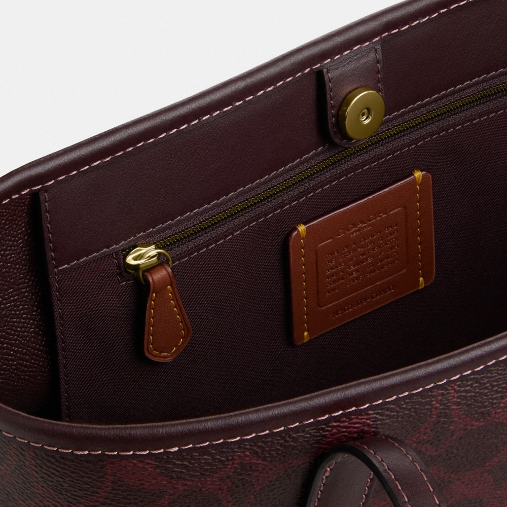 Coach Outlet Medium City Tote Bag In Signature Canvas - Preorder