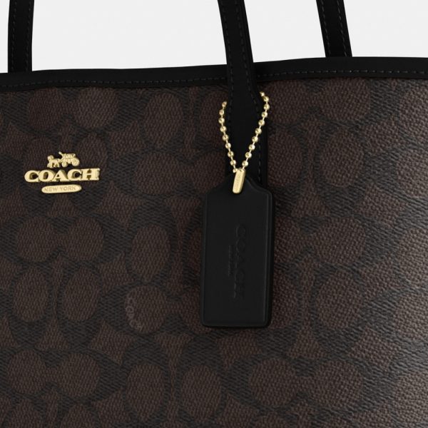 Coach Outlet Medium City Tote Bag In Signature Canvas - Preorder
