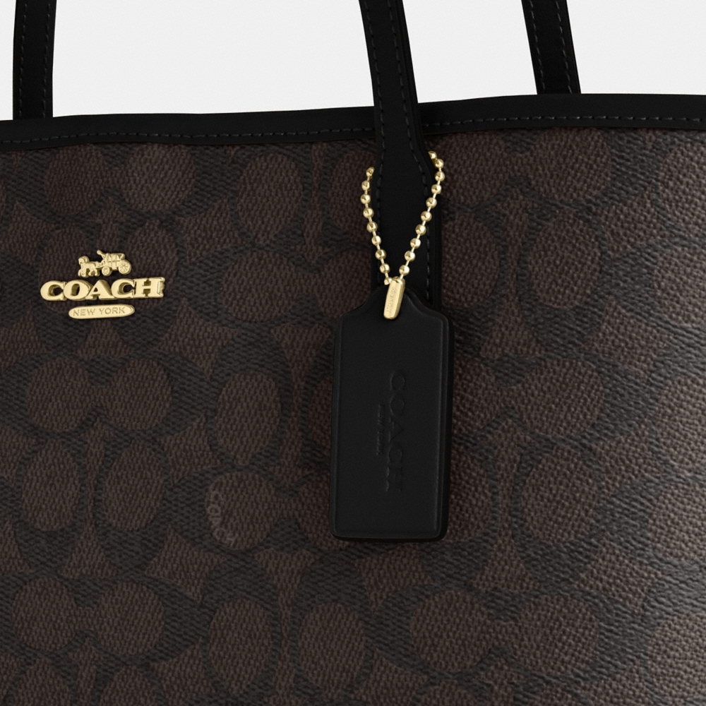 Coach Outlet Medium City Tote Bag In Signature Canvas - Preorder