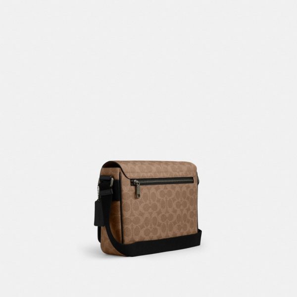 Coach Outlet Jack Messenger Bag In Signature Canvas - Preorder