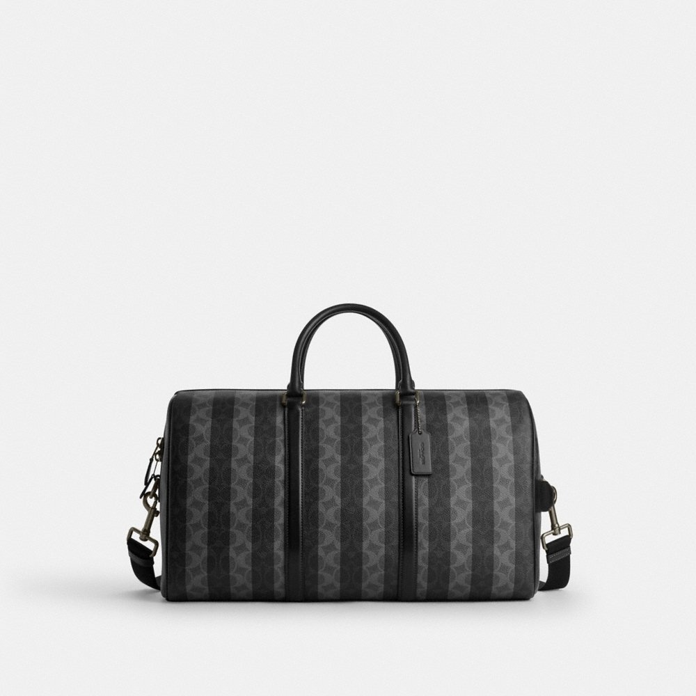 Coach Outlet Venturer Bag In Signature Canvas With Stripes - Preorder