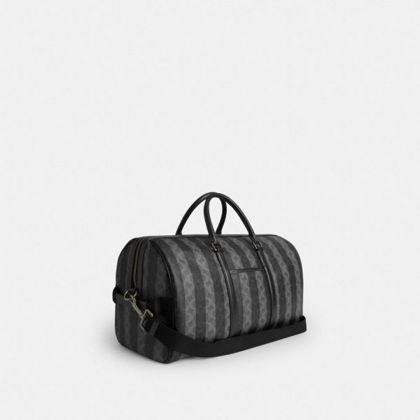 Coach Outlet Venturer Bag In Signature Canvas With Stripes - Preorder