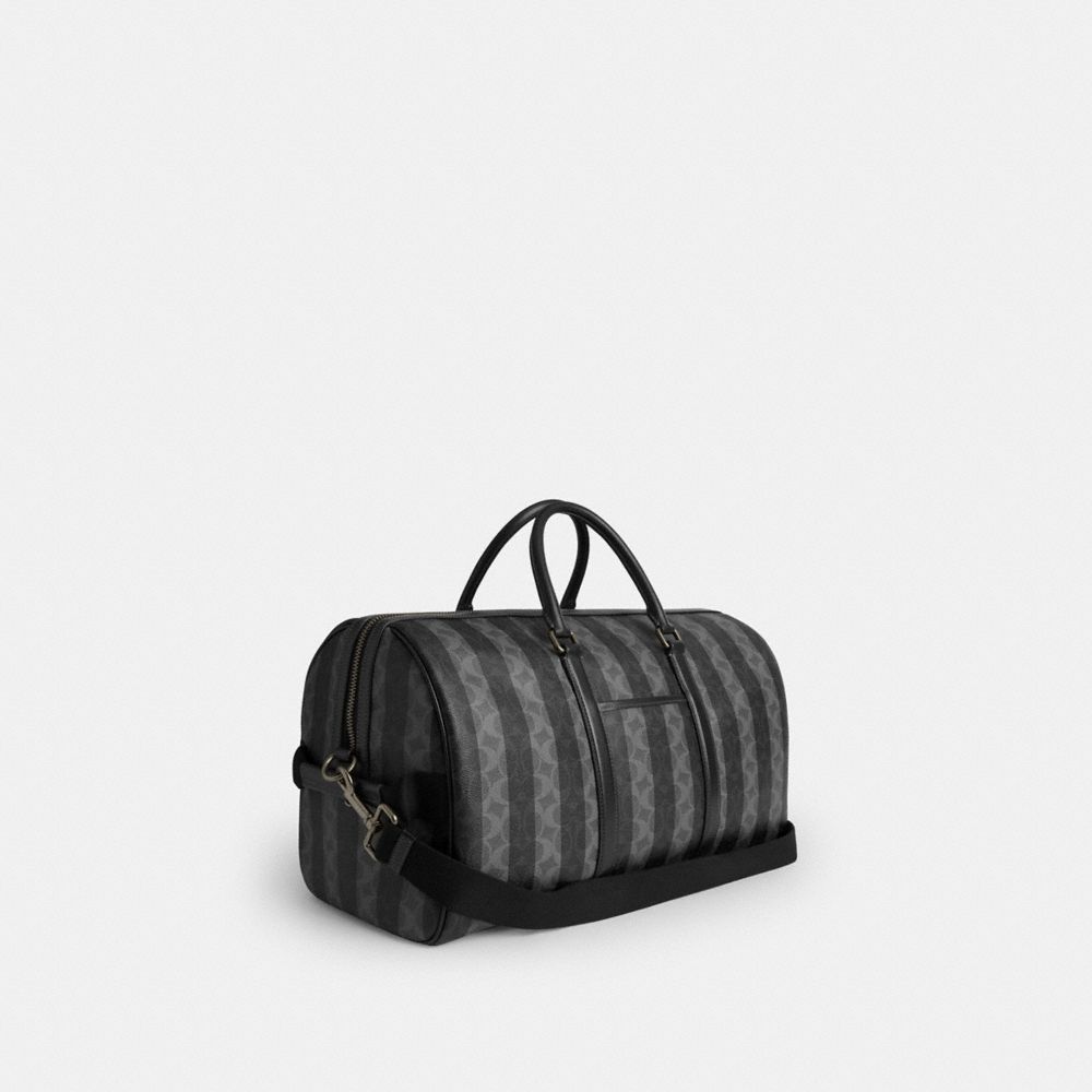 Coach Outlet Venturer Bag In Signature Canvas With Stripes - Preorder