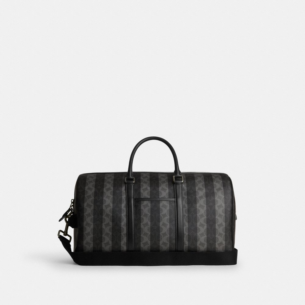 Coach Outlet Venturer Bag In Signature Canvas With Stripes - Preorder