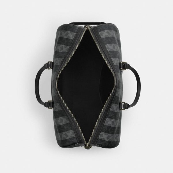 Coach Outlet Venturer Bag In Signature Canvas With Stripes - Preorder
