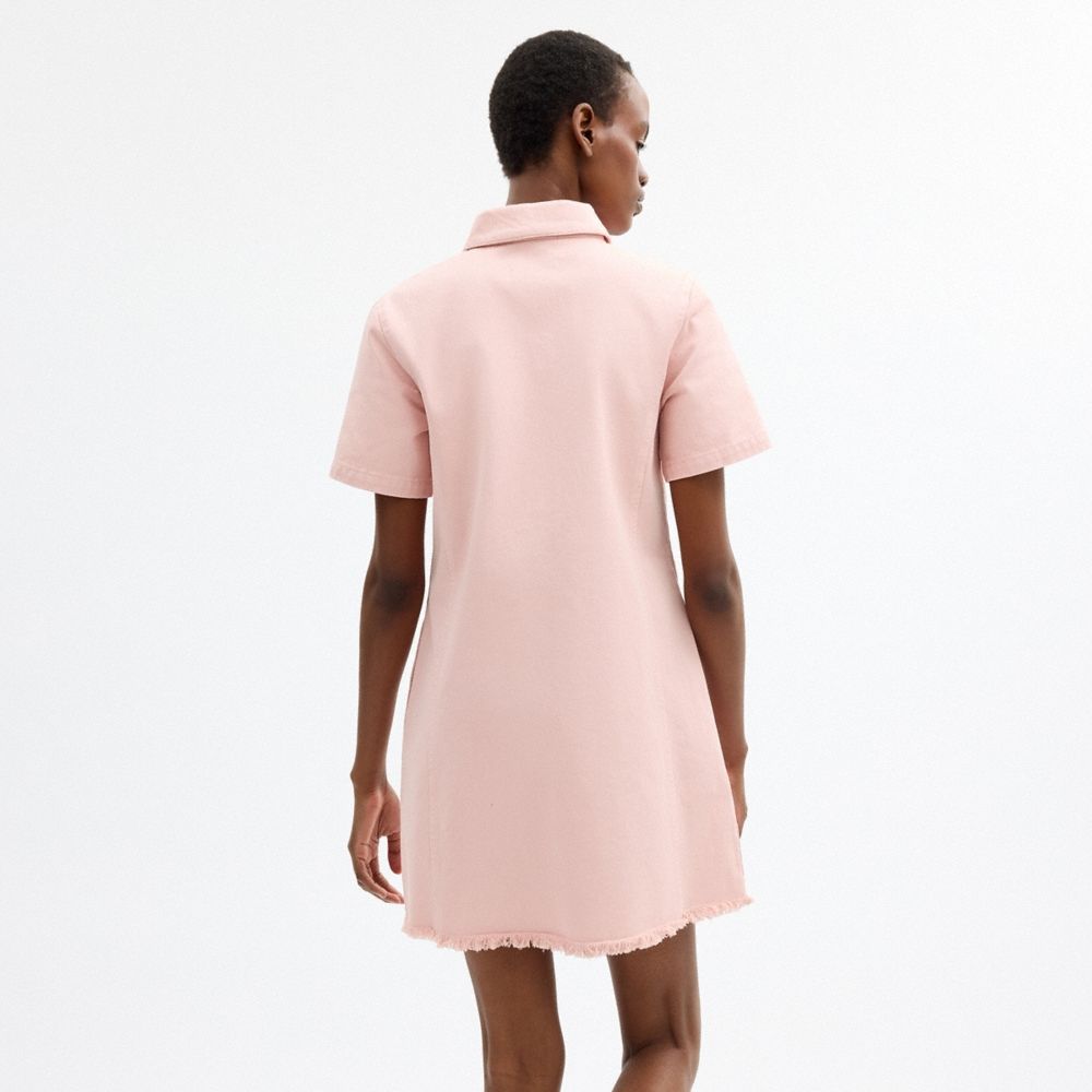 Coach Outlet Coach | Brain Dead Short Sleeve Denim Mini Dress - Preorder