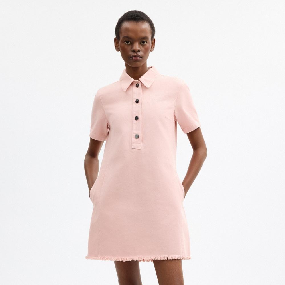 Coach Outlet Coach | Brain Dead Short Sleeve Denim Mini Dress - Preorder