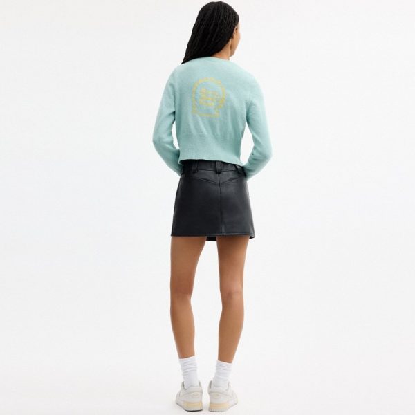 Coach Outlet Coach | Brain Dead Plush Character Cardigan In Organic Cotton - Preorder