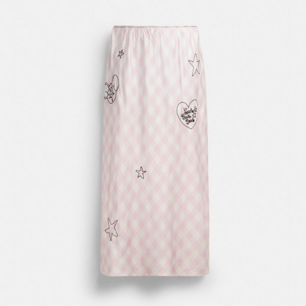 Coach Outlet Coach | Brain Dead Embroidered Slip Skirt - Preorder