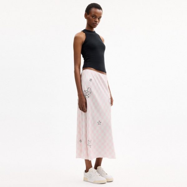 Coach Outlet Coach | Brain Dead Embroidered Slip Skirt - Preorder