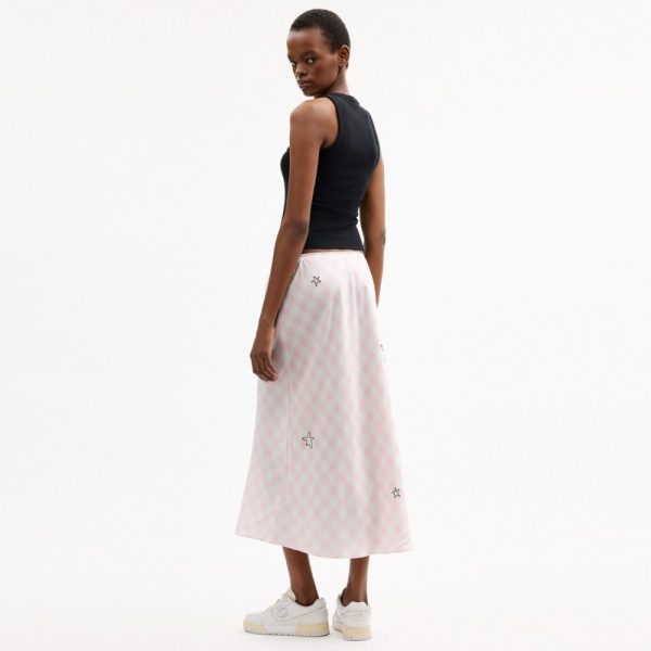 Coach Outlet Coach | Brain Dead Embroidered Slip Skirt - Preorder