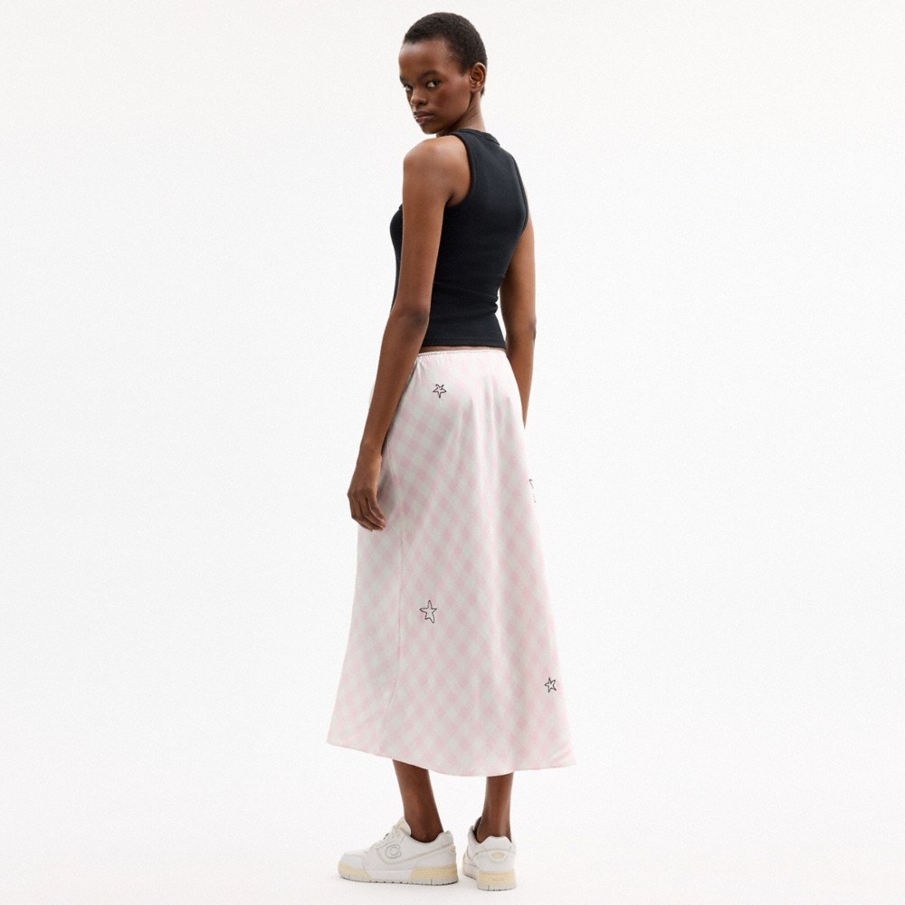 Coach Outlet Coach | Brain Dead Embroidered Slip Skirt - Preorder