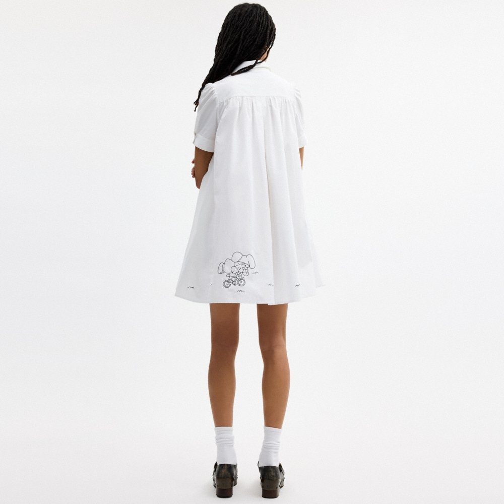 Coach Outlet Coach | Brain Dead Embroidered Shirt Dress - Preorder