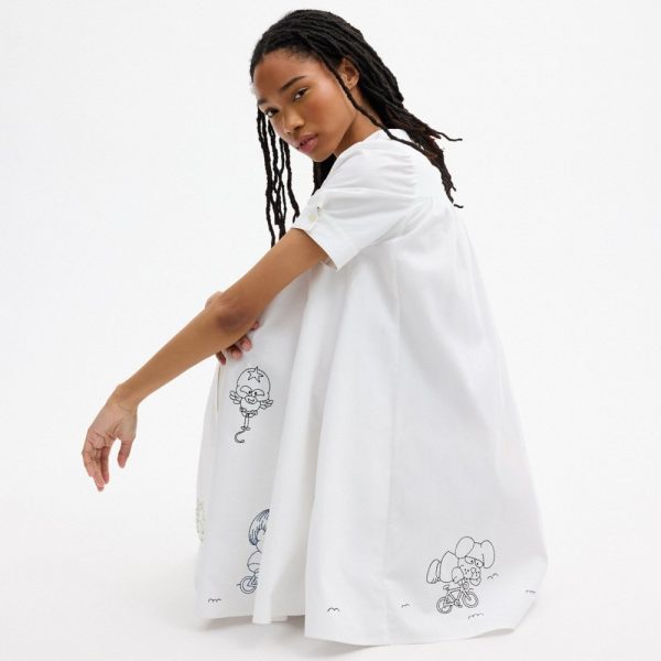 Coach Outlet Coach | Brain Dead Embroidered Shirt Dress - Preorder
