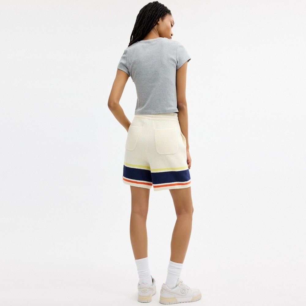Coach Outlet Coach | Brain Dead Striped Knit Shorts - Preorder