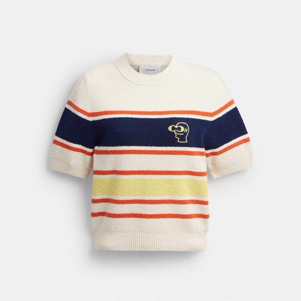 Coach Outlet Coach | Brain Dead Striped Knit Top - Preorder