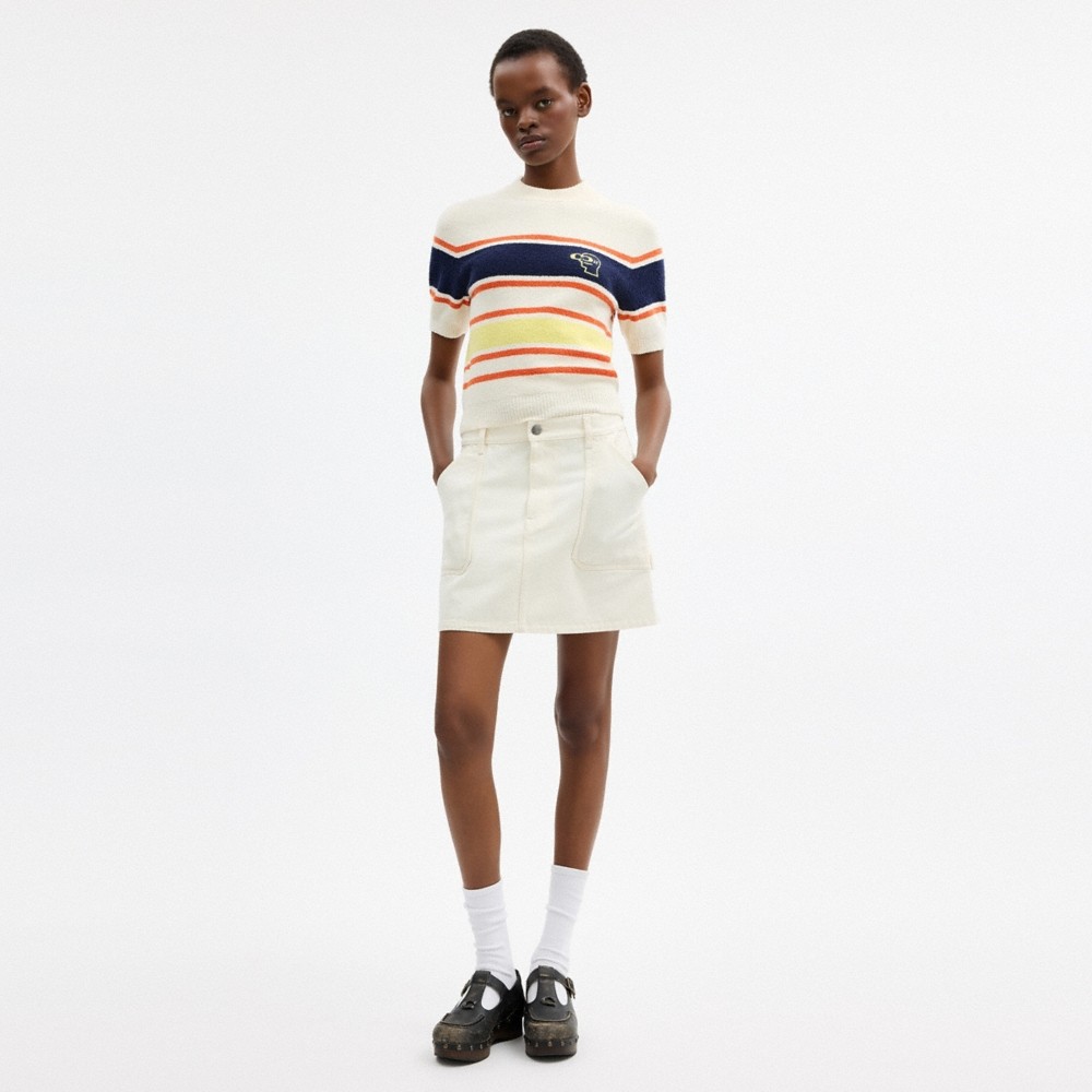 Coach Outlet Coach | Brain Dead Striped Knit Top - Preorder