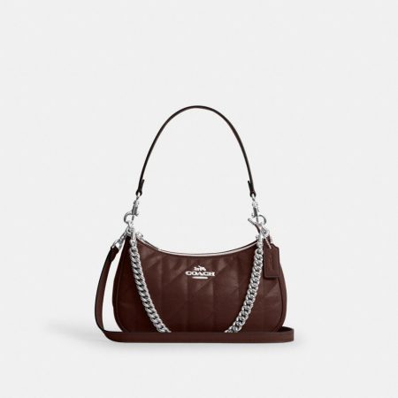 Coach Outlet Teri Shoulder Bag With Quilting - Preorder — Silver/Maple