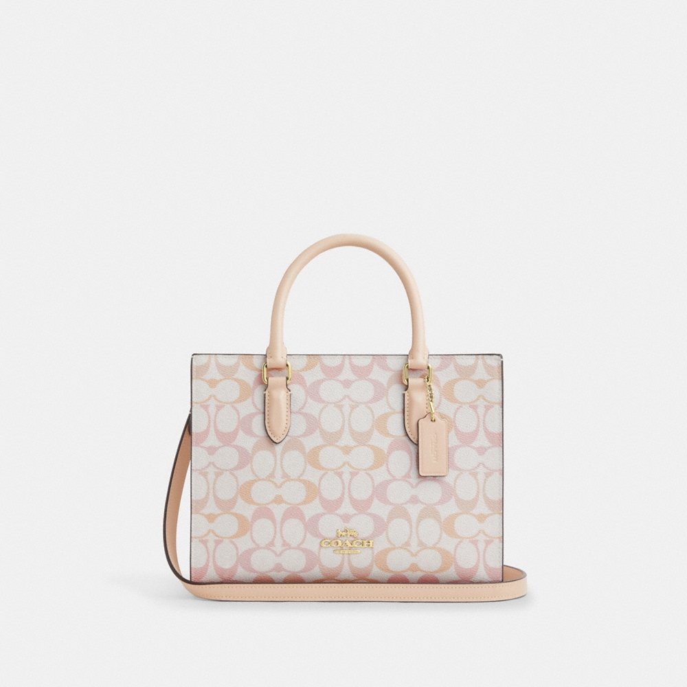 Coach Outlet Maggie Small Tote Bag In Signature Canvas - Preorder