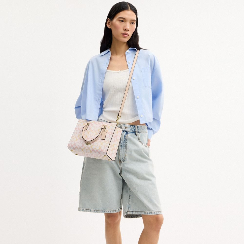Coach Outlet Maggie Small Tote Bag In Signature Canvas - Preorder