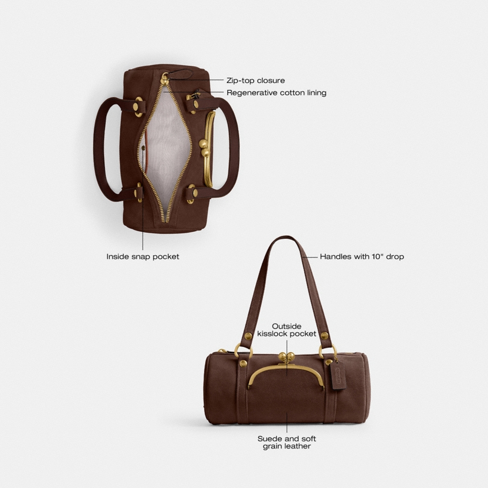 Coach Outlet Kisslock Barrel Bag - Preorder