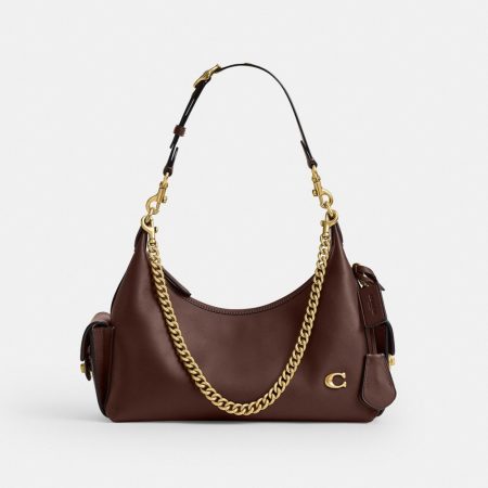 Coach Pocket Juliet Bag 30 - Preorder — Brass/Maple