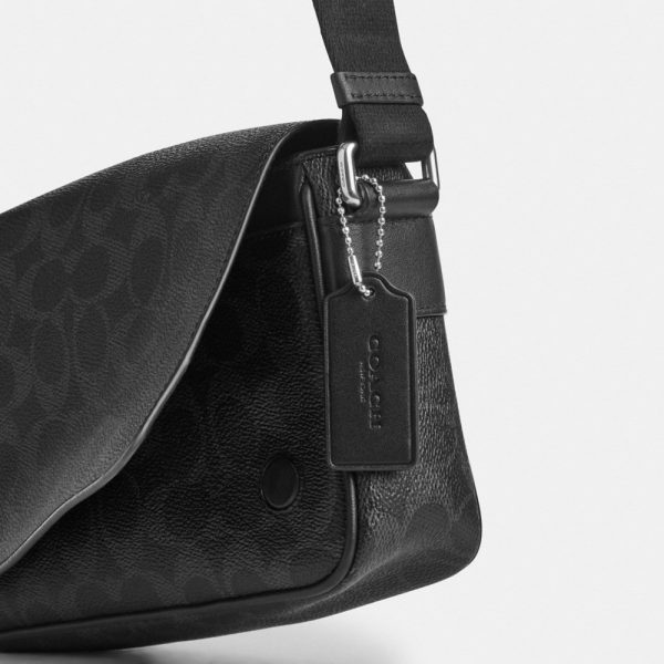 Coach Outlet Jack Small Flap Crossbody Bag In Signature Canvas - Preorder