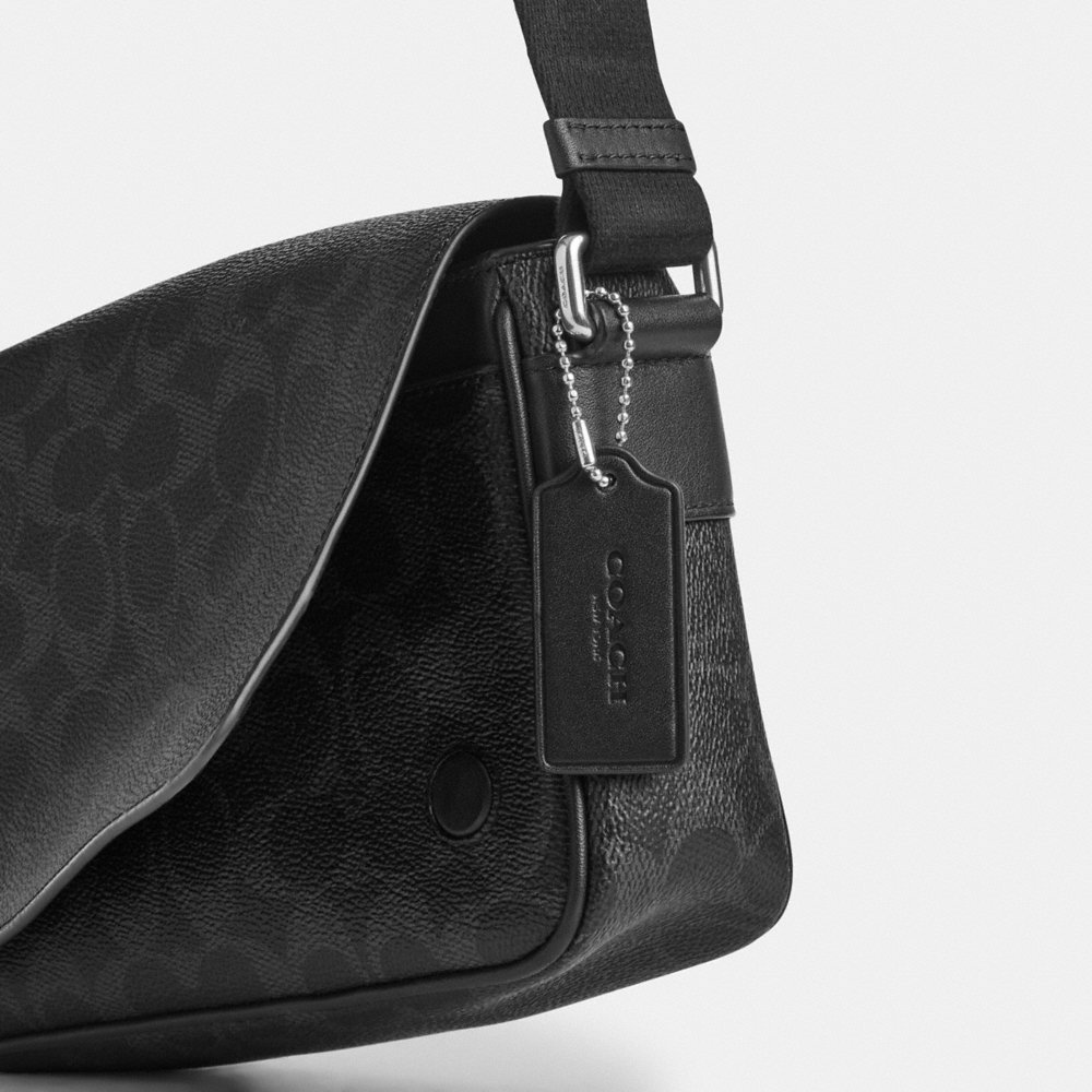 Coach Outlet Jack Small Flap Crossbody Bag In Signature Canvas - Preorder