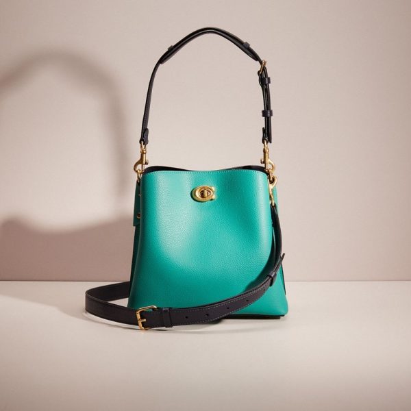 Coach Restored Willow Bucket Bag In Colorblock - Preorder
