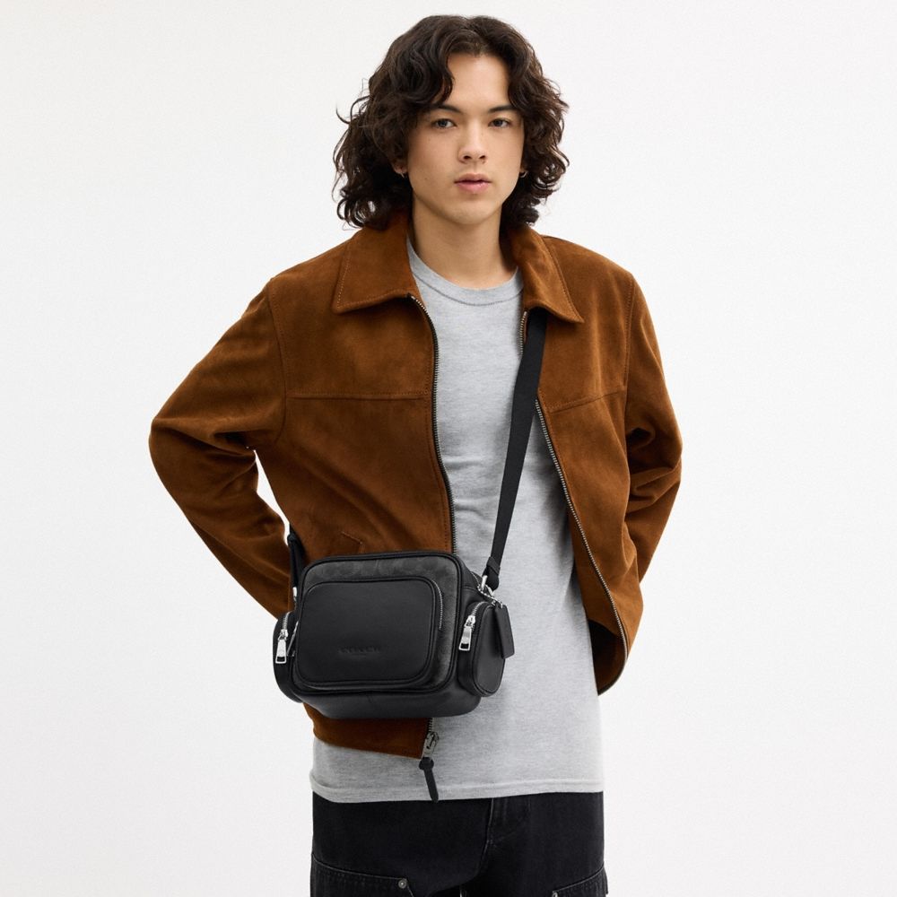 Coach Outlet Fletcher Crossbody Bag In Signature Canvas - Preorder