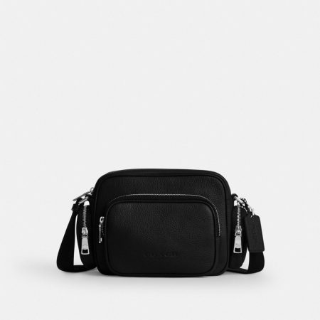 Coach Outlet Fletcher Crossbody Bag - Preorder — Silver/Black