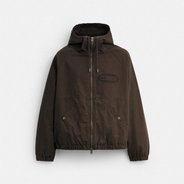 Coach Outlet Canvas Zip Jacket - Preorder