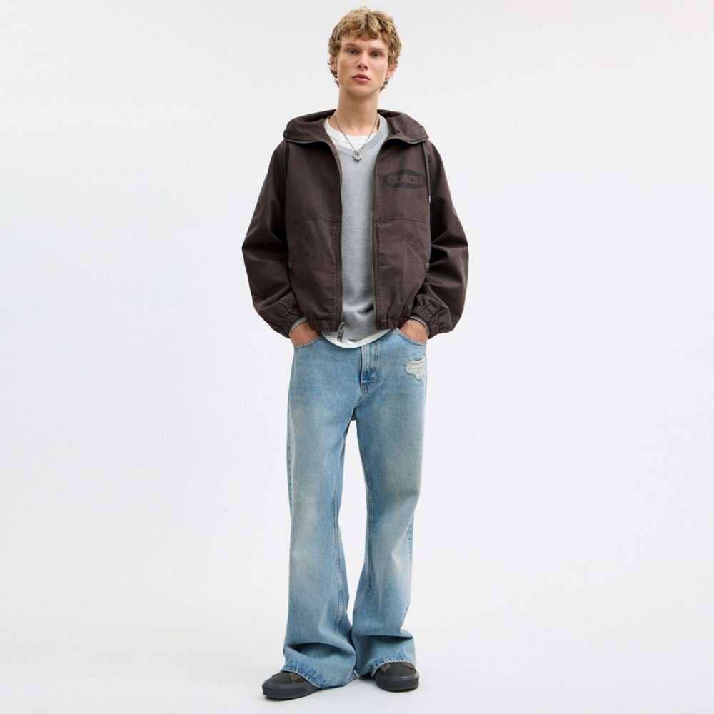 Coach Outlet Canvas Zip Jacket - Preorder