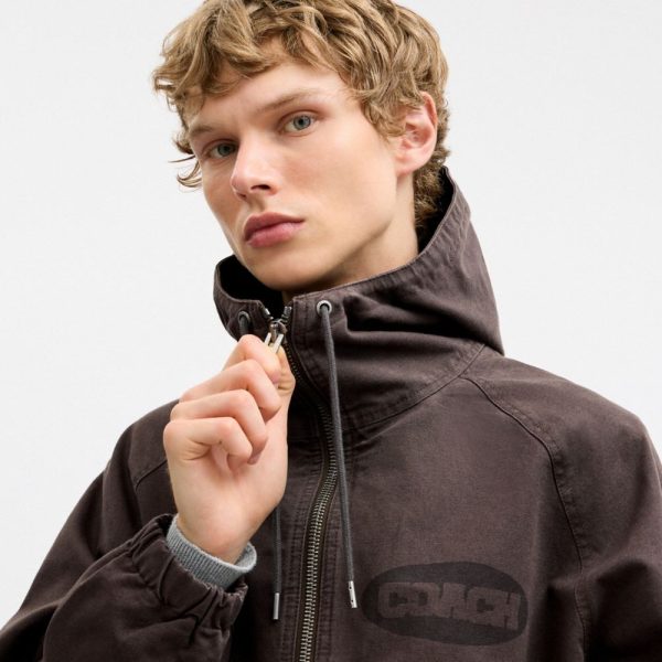 Coach Outlet Canvas Zip Jacket - Preorder