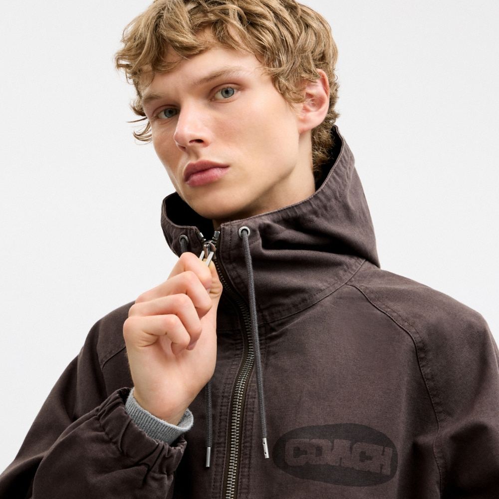 Coach Outlet Canvas Zip Jacket - Preorder