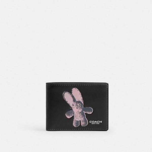 Coach Outlet Slim Billfold Wallet With Floppy Graphic - Preorder