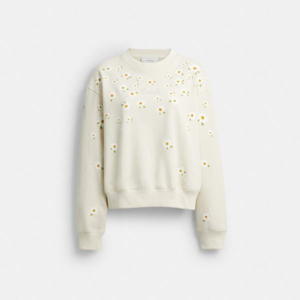 Coach Outlet Floral Crewneck Sweatshirt - Preorder