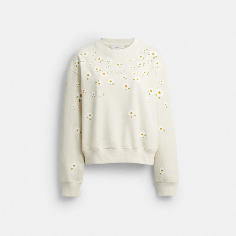 Coach Outlet Floral Crewneck Sweatshirt - Preorder