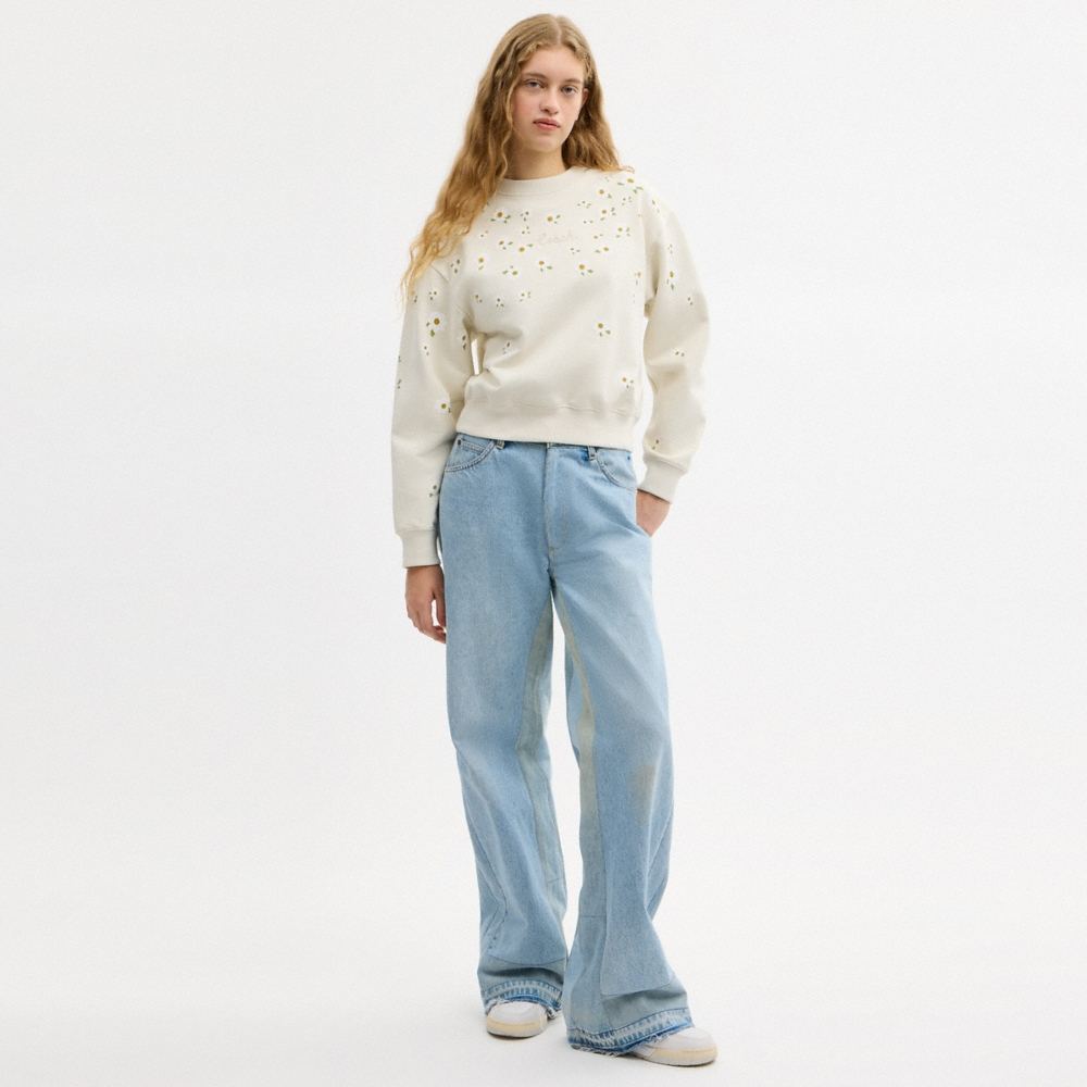Coach Outlet Floral Crewneck Sweatshirt - Preorder