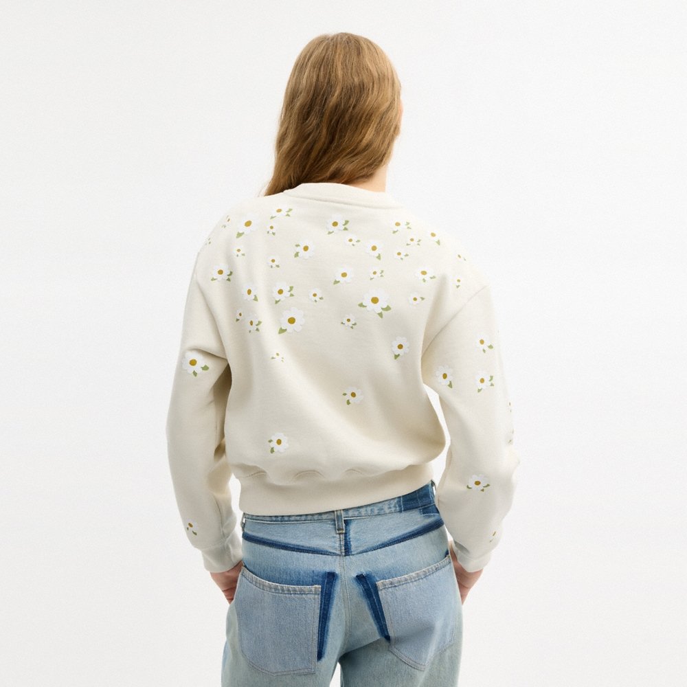 Coach Outlet Floral Crewneck Sweatshirt - Preorder
