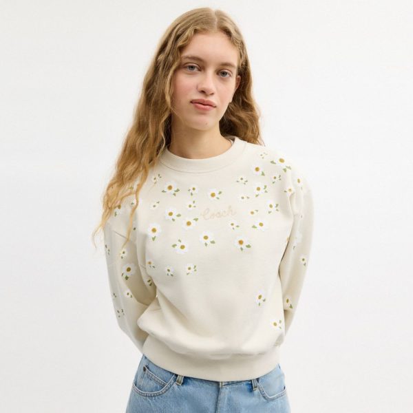 Coach Outlet Floral Crewneck Sweatshirt - Preorder