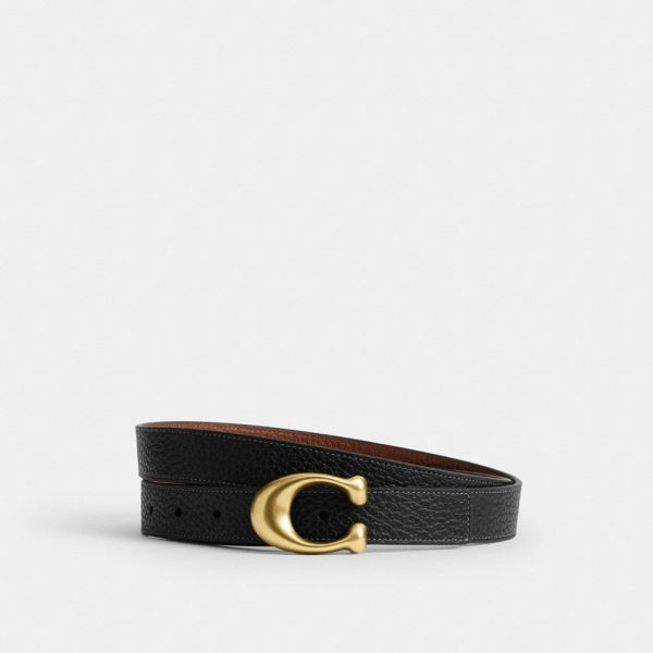 Coach Outlet Sculpted C Buckle Reversible Belt, 25MM - Preorder