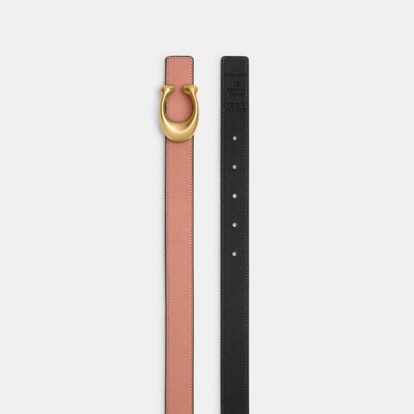 Coach Outlet Sculpted C Buckle Reversible Belt, 25MM - Preorder
