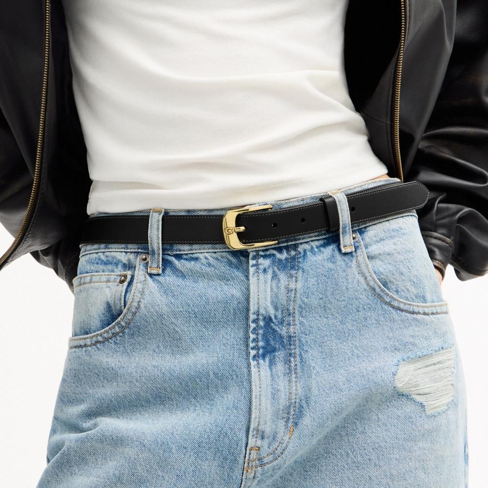 Coach Outlet C Harness Buckle Belt, 25MM - Preorder