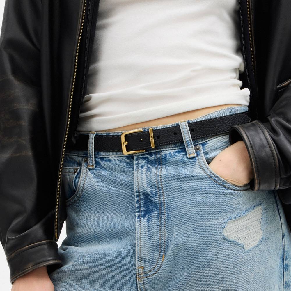 Coach Harness Hasp Buckle Belt, 25MM - Preorder