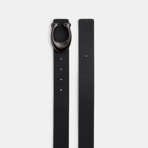 Coach Outlet Sculpted C Buckle Reversible Belt, 38MM - Preorder