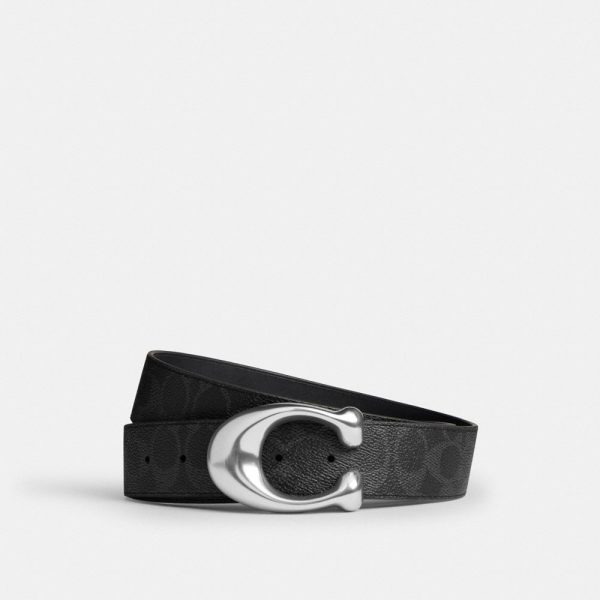 Coach Sculpted C Buckle Reversible Belt, 38MM - Preorder