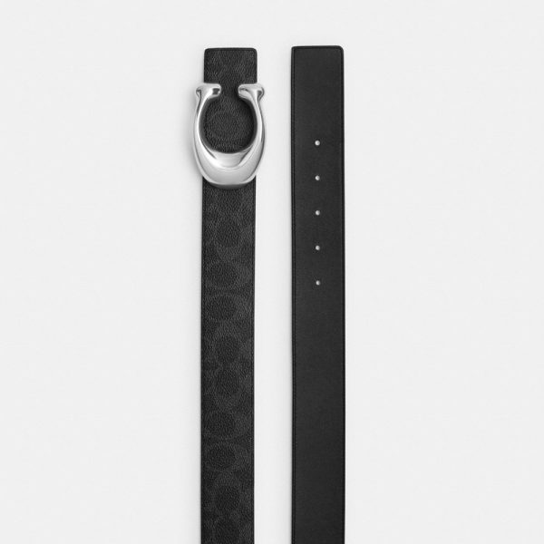Coach Sculpted C Buckle Reversible Belt, 38MM - Preorder